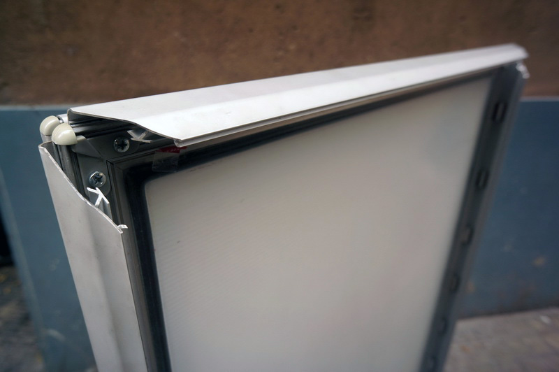 opi doble cara.inox-plastico 116x67x50 metacrilato 87x62 (55eu.) 1u